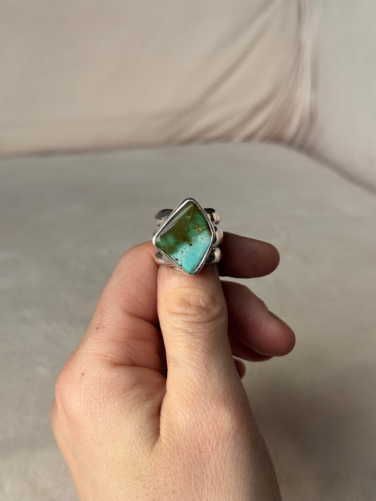 Blue Green Royston Ring - size 4.5