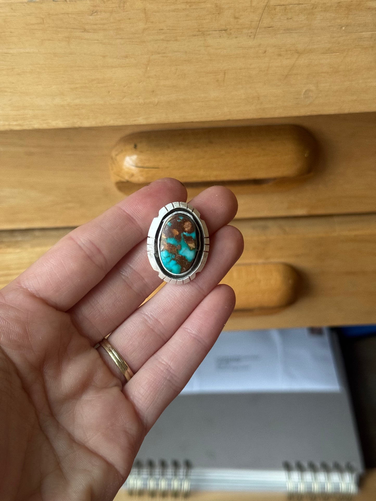 Made to Order - Pilot Mountain Turquoise Ring