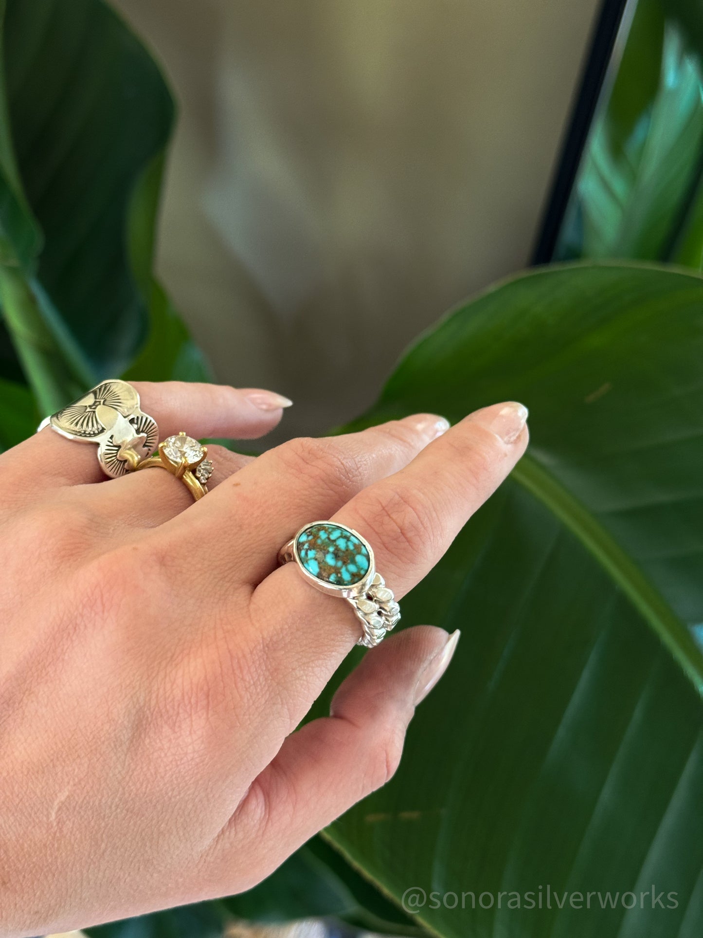 Sierra Bella Turquoise Ring - size 8
