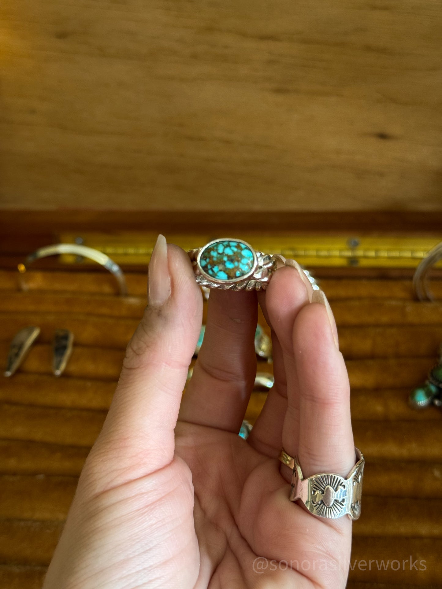 Sierra Bella Turquoise Ring - size 8