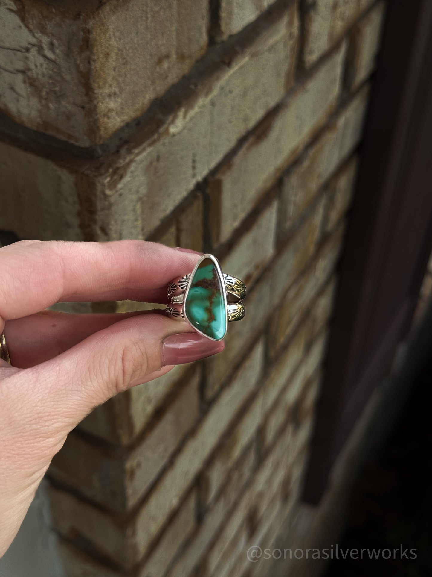 Royston Turquoise Ring - size 9