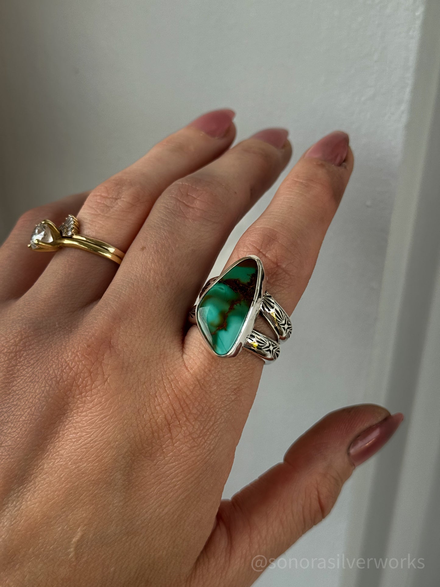 Royston Turquoise Ring - size 9