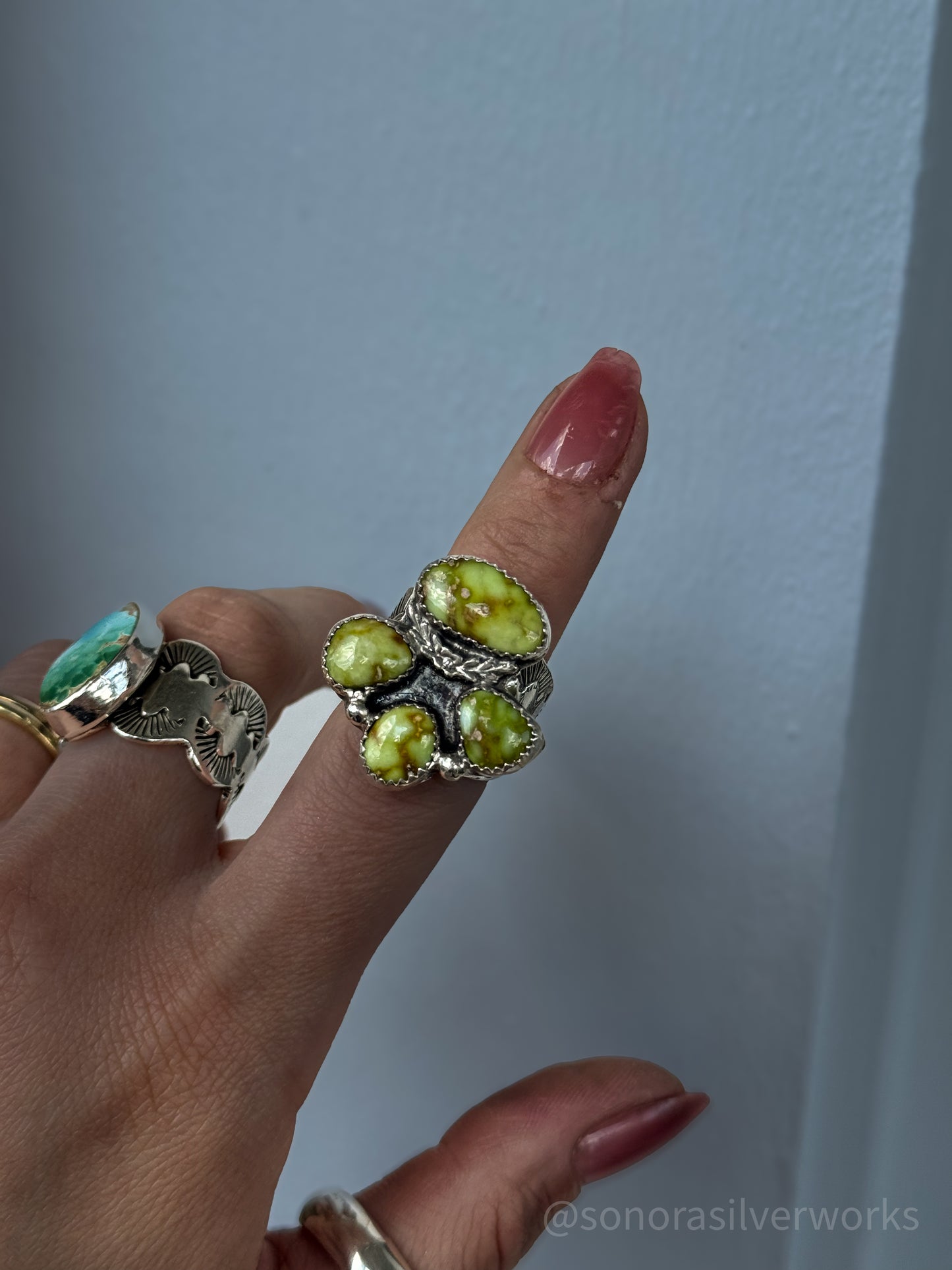 Palomino Ring - size 7.25 wide band