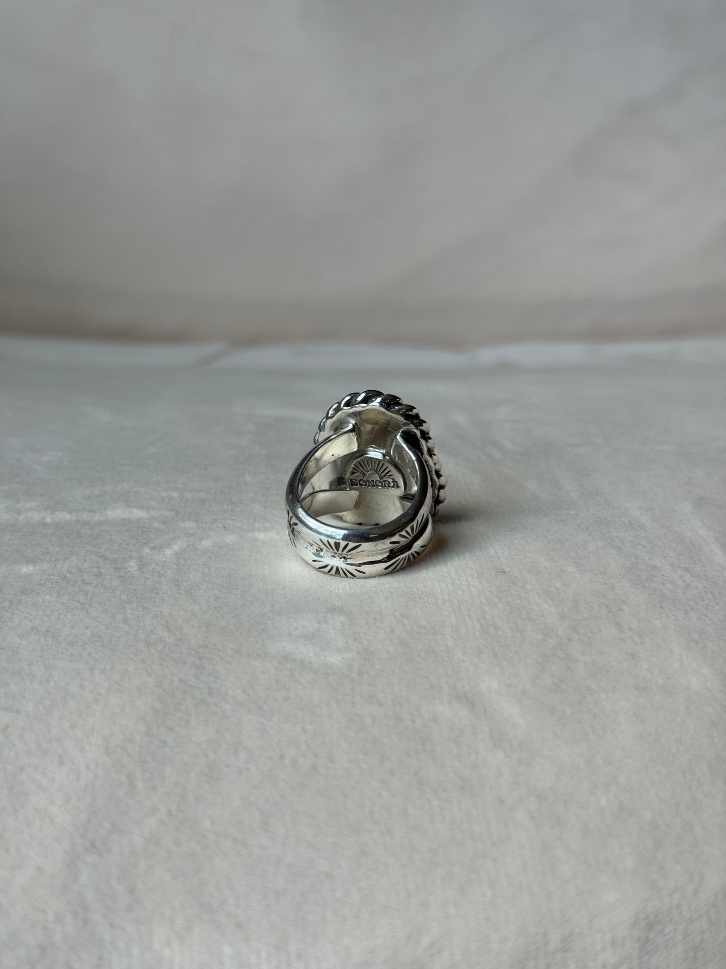 Pilot Mountain Turquoise Heavy Twist Ring