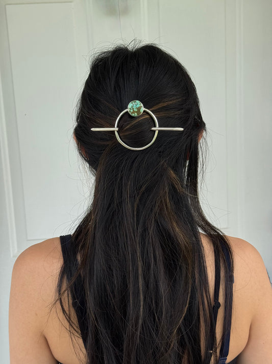 Iron Maiden Turquoise Hair Pin