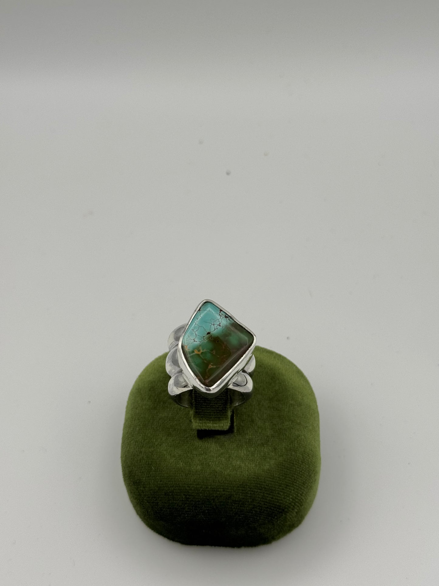 Blue Green Royston Ring - size 4.5