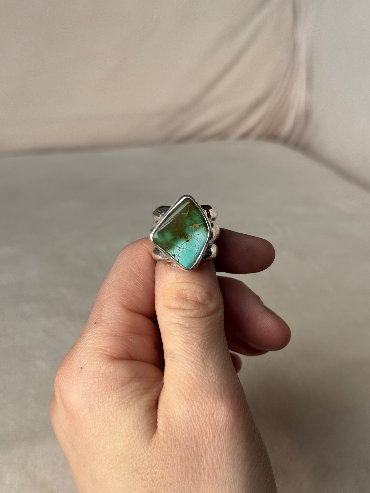 Blue Green Royston Ring - size 4.5