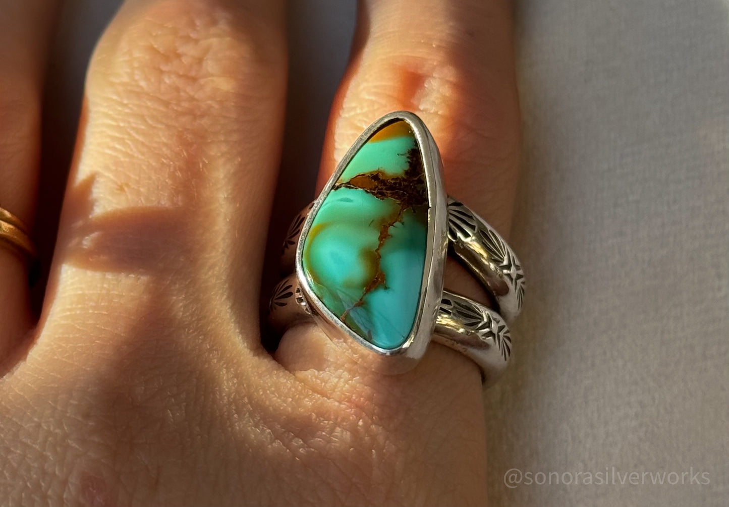 Royston Turquoise Ring - size 9
