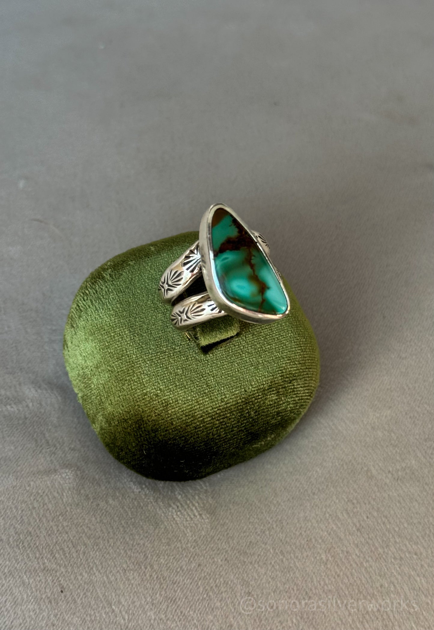 Royston Turquoise Ring - size 9