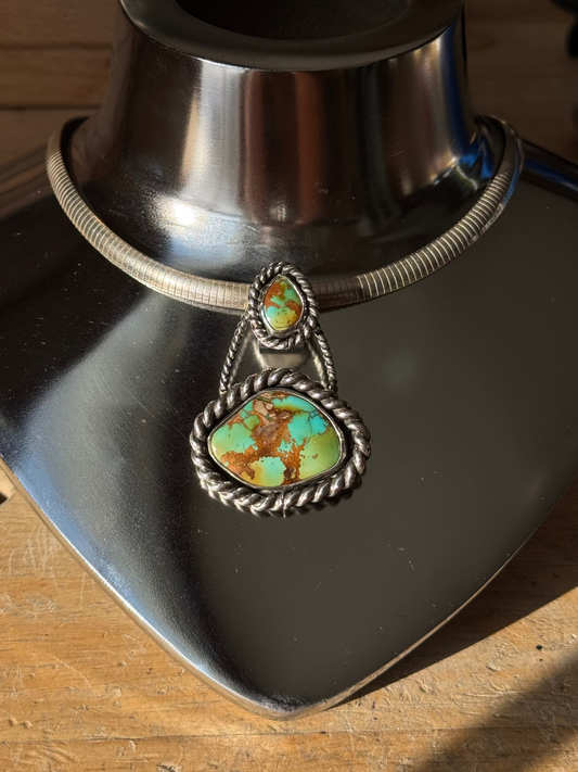 Royston Double Stone Pendant