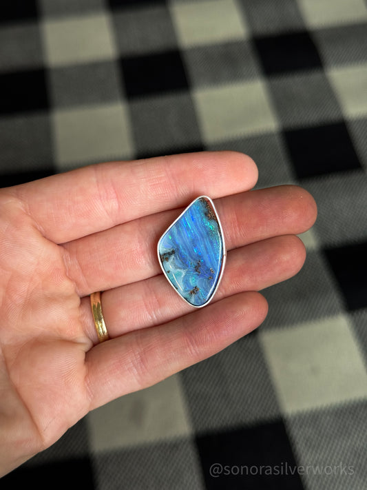 Made to Order - Large Boulder Opal Ring
