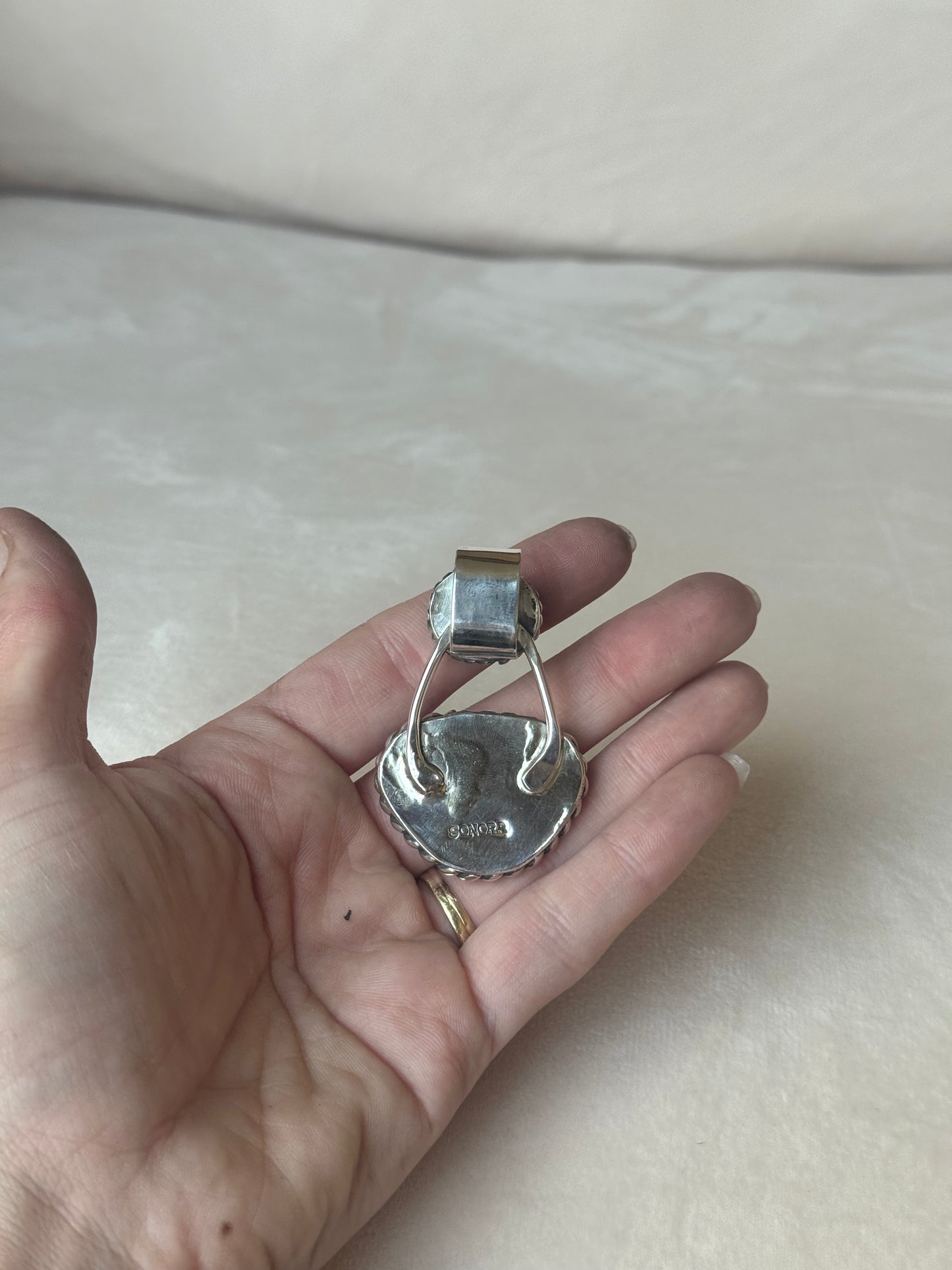 Double Turquoise Pendant