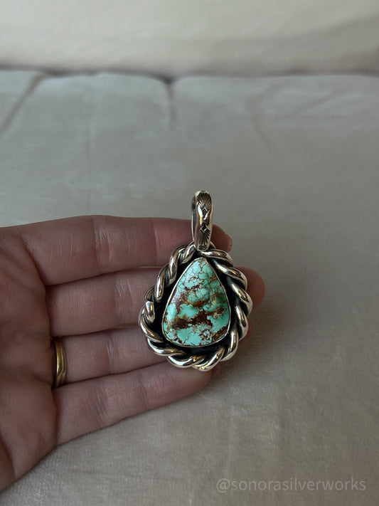 High Grade Royston Turquoise Pendant