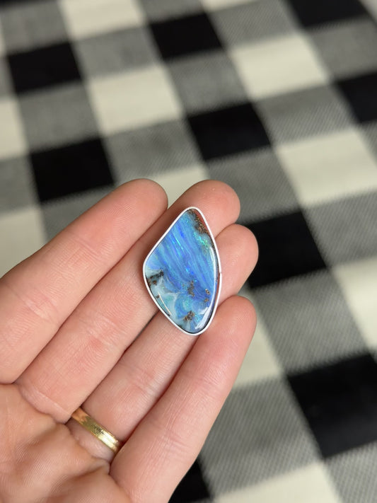 Made to Order - Large Boulder Opal Ring